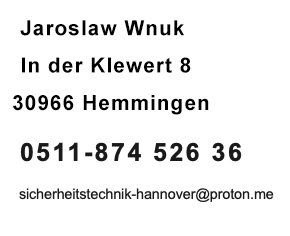 Verantwortliche Stelle (als Bild)